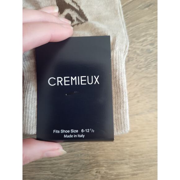 Cremieux Lot of 2 Italian Yarn Orange Brown Novelty Golf Dress Socks NEW - Picture 4 of 6